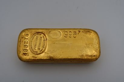 1 Lingot d'or (995.7) N° 488276, avec certificat....