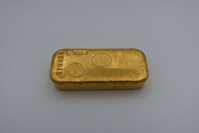 1 Lingot d'or (996.3) N° 319404, avec certificat....