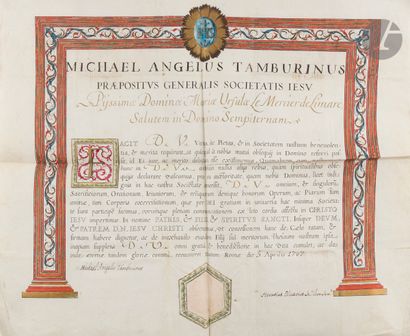 jésuites. Michelangelo TAMBURINI (1648-1730)...