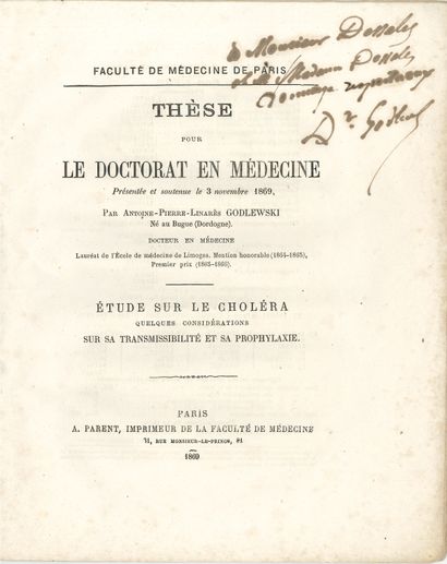 medicine. 5 printed theses, Faculty of Medicine...