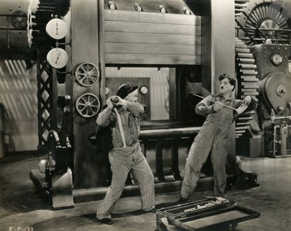 null Max Munn Autrey (attributed to
)Charlie Chaplin in Modern Times, 1936. 
Four...