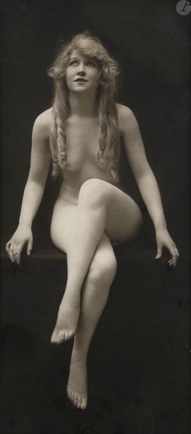 null Charles Gilhousen (1867-1929)
Golora [Nu féminin], c. 1915.
Épreuve argentique...
