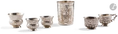 null 
MOSCOW SECOND HALF OF THE 18th CENTURY



A cup and a drinking cup (tcharki)....