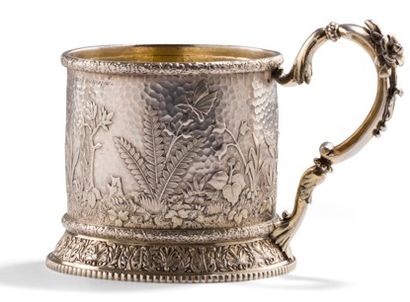  SAINT-PETERSBURG 1889 Silver glass holder....