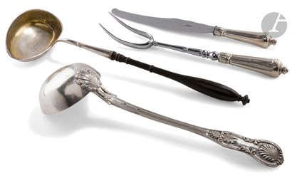 null SALAMANQUE 1793
Cutting service composed of a knife and a fork with two prongs...