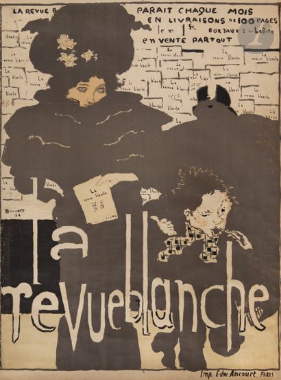 null *PIERRE BONNARD (1867-1947
)La Revue blanche. Poster. 1894. Lithograph. [582...
