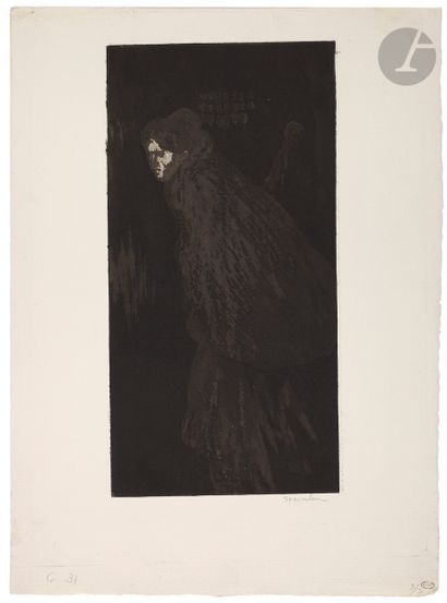 null *THÉOPHILE ALEXANDRE STEINLEN (1859-1923)
2e petit nocturne (ou Sortie de théâtre)....