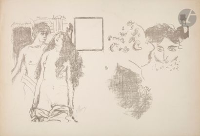 null *PIERRE BONNARD (1867-1947
)Last crusade. (Illustration for a program of the...