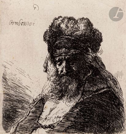 null Rembrandt Harmensz. van Rijn (1606-1669)
Vieillard à grande barbe. Vers 1635....