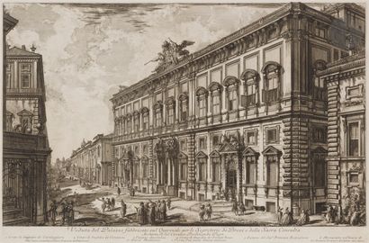  Giambattista Piranesi (1720-1778) Veduta del Palazzo fabbricato sul Quirinale (Le...