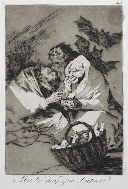 null Francisco de Goya y Lucientes (1746-1828)
Mucho hay que chupar (Il y a gras)....