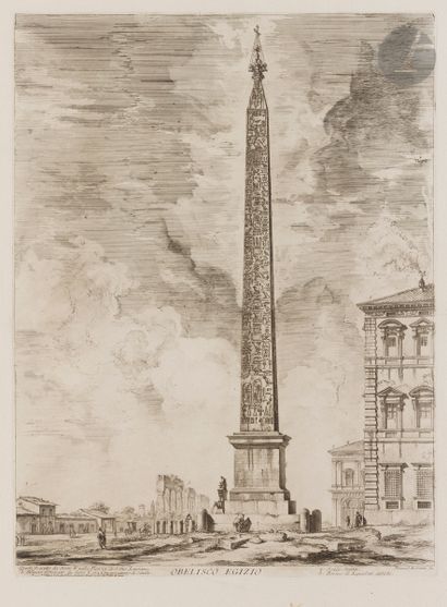 null Giambattista Piranesi (1720-1778)
Obelisco egizio. (Obélisque, place Saint-Jean...