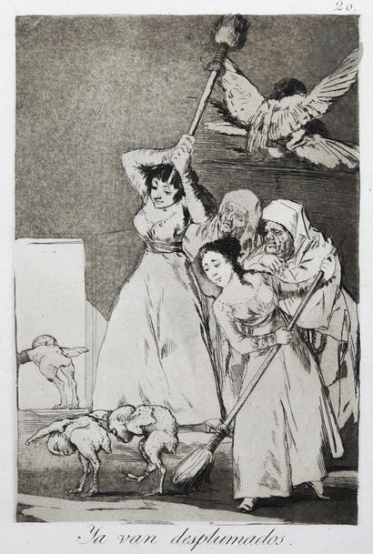 null Francisco de Goya y Lucientes (1746-1828)
Ya van desplumados (Les voilà déplumés)....