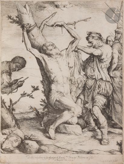  Giuseppe ou José Ribera (dit lo Spagnoletto) (1591-1652) Le Martyre de saint Barthélémy....