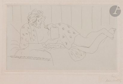 null Henri Matisse (1869-1954)
La Lettre. 1929. Eau-forte. 250 x 152. Duthuit-Garnaud 126....