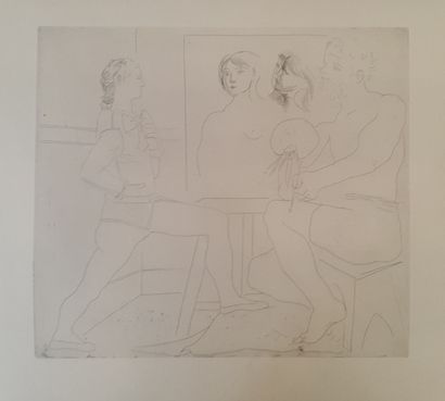 null Pablo Picasso (1891-1973)
L’Atelier. 1927. Eau-forte. 393 x 346. Bloch 80 ;...