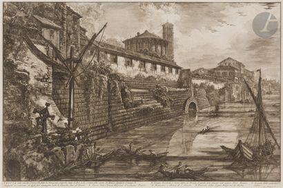 null Giambattista Piranesi (1720-1778
)Veduta del antiche Sostruzioni... (View of...