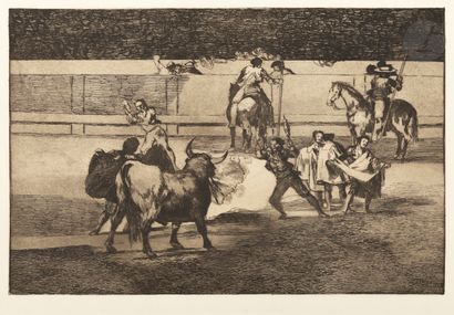 null Francisco de Goya y Lucientes (1746-1828)
Banderilles de feu. (Pl. 31 de La...