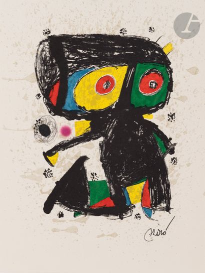 null Joan Miró (1893-1983)
Pl. pour Polígrafa XV Años (ouvrage collectif). 1979....
