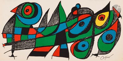 null 
*Joan Miró (1893-1983)



2 pl. pour Miró sculpteur (versions en italien et...