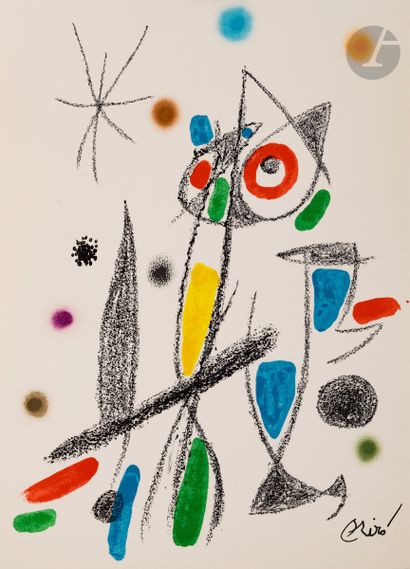 null Joan Miró (1893-1983)
Maravillas con variaciones acrosticas, pl. 12. 1975. 
Lithographie....