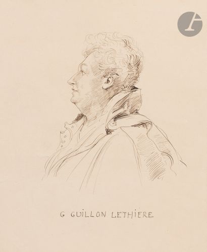 null Attribué à Guillaume GUILLON-LETHIÈRE (Sainte-Anne 1760 - Paris 1832)
Femme...