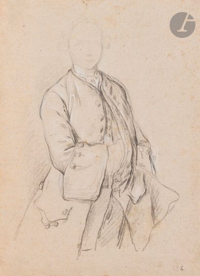 ÉCOLE FRANCAISE du XVIIIe siècle Portrait...