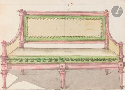 null 
Richard LALONDE (active in the 18th century)



Set of four projects: two sofas,...