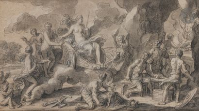 null François VERDIER (Paris 1651 - 1730)
Vénus et Vulcain - Scène de l’histoire...