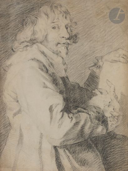ÉCOLE FLAMANDE du XVIIIe siècle Portrait...