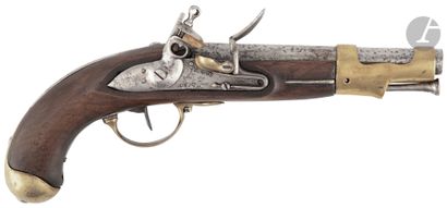 null Flintlock pommel gun model An IX. 

Round barrel with sides with the thunder...