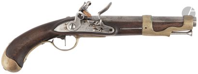 Pistolet d arçon modèle 1763-66. 
Canon rond...