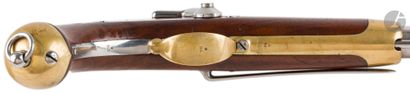 null Rarissime pistolet de marine à percussion modèle 1849, modèle du dépôt central....