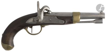 null Percussion pommel gun model 1822 T bis for the Navy. 

Round barrel with thunder...