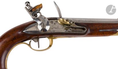 null Flintlock pistol of bodyguard of the king 2nd model

Round barrel with flats...