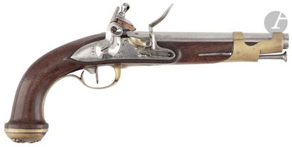 null Flintlock pistol of bodyguard of the king 2nd model

Round barrel with flats...