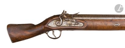 null Amazing and long flintlock rampart rifle. 

Strong barrel with sides, lock and...