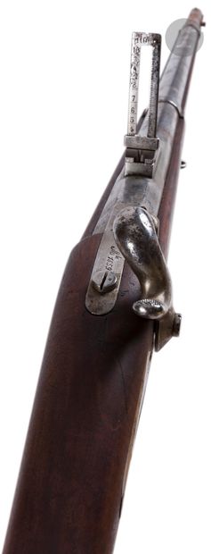 null Percussion rifle model 1859. 

Round barrel with rise to 1100 m, with large...