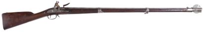 Flintlock infantry rifle type 1763. 
Round...