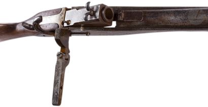 null Rifle of rampart with percussion model 1831. 

Strong round barrel with rise....