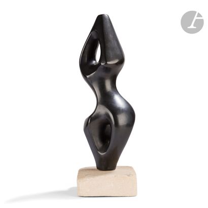 null GEORGES JOUVE (1910-1964
)Unfired, circa 1954Rare
sculpture of free form.
Proof...