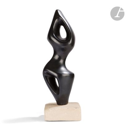 null GEORGES JOUVE (1910-1964
)Unfired, circa 1954Rare
sculpture of free form.
Proof...