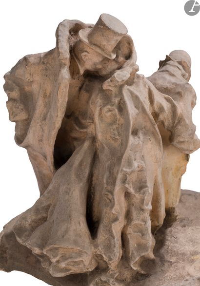 null CARL MILLES (1875-1955)
Le baiser volé, le modèle conçu vers [1899]
Sculpture....