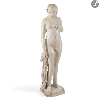 null JEAN-BAPTISTE LARRIVÉ (1875-1928) – ÉCOLE LYONNAISE
Baigneuse
Sculpture. Épreuve...