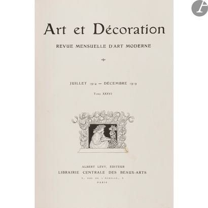 null ART ET DÉCORATION – [1897-1922] – SÉRIE COMPLÈTE DE 25 ANNÉES CONSÉCUTIVES PAR...