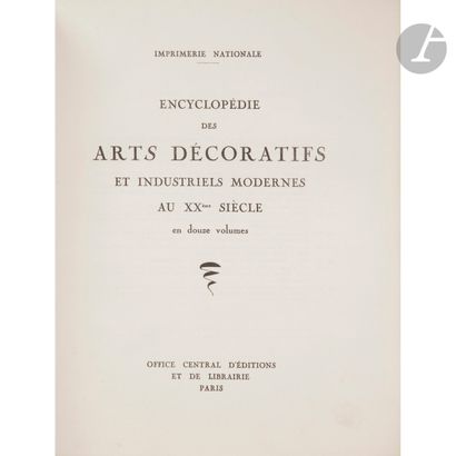 null ENCYCLOPEDIA OF MODERN DECORATIVE AND INDUSTRIAL ARTS IN THE XXth CENTURYVersion
in...