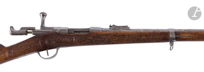 null CHASSEPOT RIFLE MODEL 1866, CALIBRE 11 MM COMMEMORATIVE OF THE WAR OF
1870Round
barrel
with...