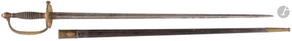 NCO sword model 1817, plain, attributed to...