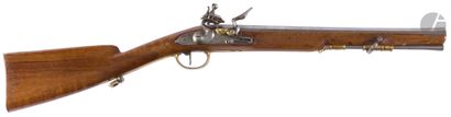 null Carabine à silex modèle 1793 de la Manufacture de Versailles. 
Canon à pans,...