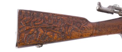 null CHASSEPOT RIFLE MODEL 1866, CALIBRE 11 MM COMMEMORATIVE OF THE WAR OF
1870Round
barrel
with...